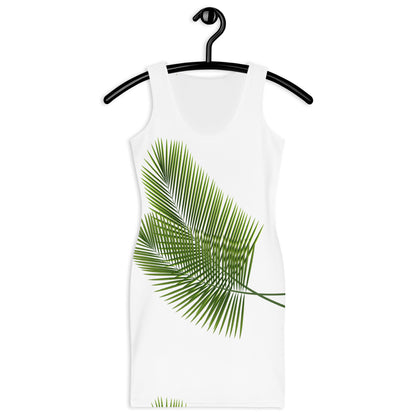 Bodycon dress PALM LEAVES 2