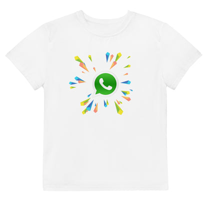 Camiseta juvenil cuello redondo WHATSAPP