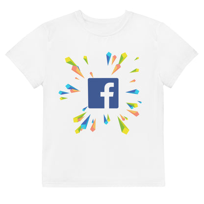Camiseta juvenil cuello redondo FACEBOOK LOGO