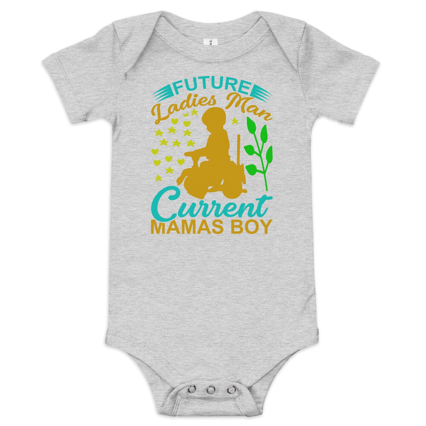 Baby short sleeve one piece FUTURE LADIES MAN