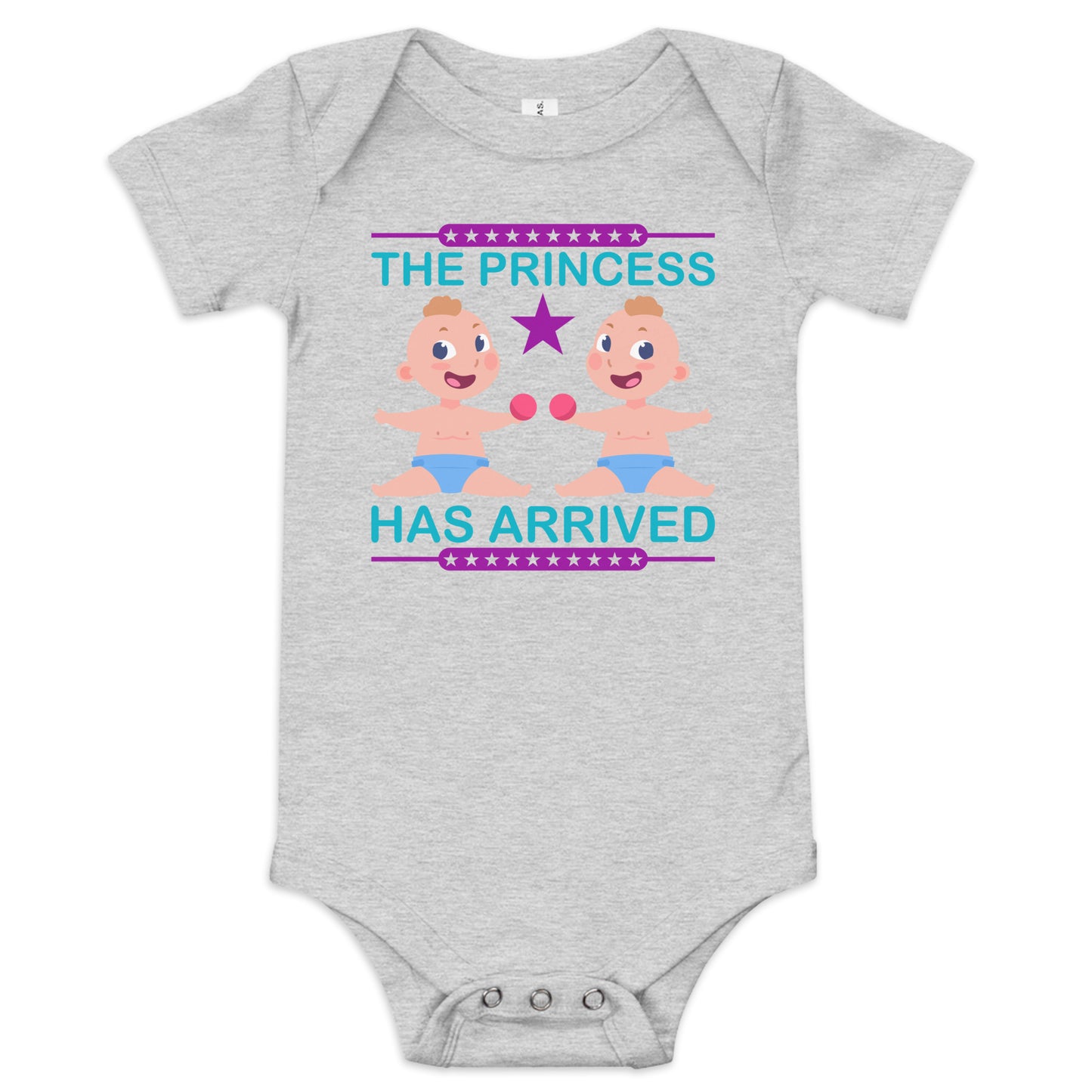 Baby short sleeve one piece THE PRINCESS