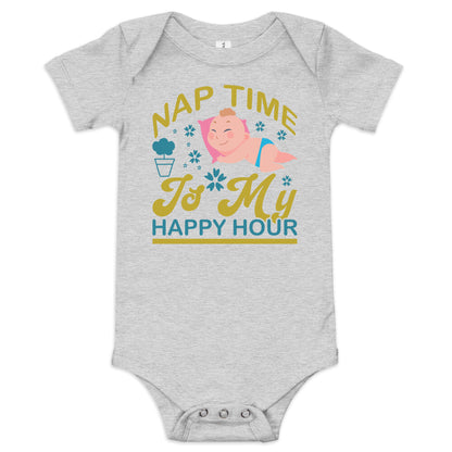 Бебешки къс ръкав едно парче NAP TIME