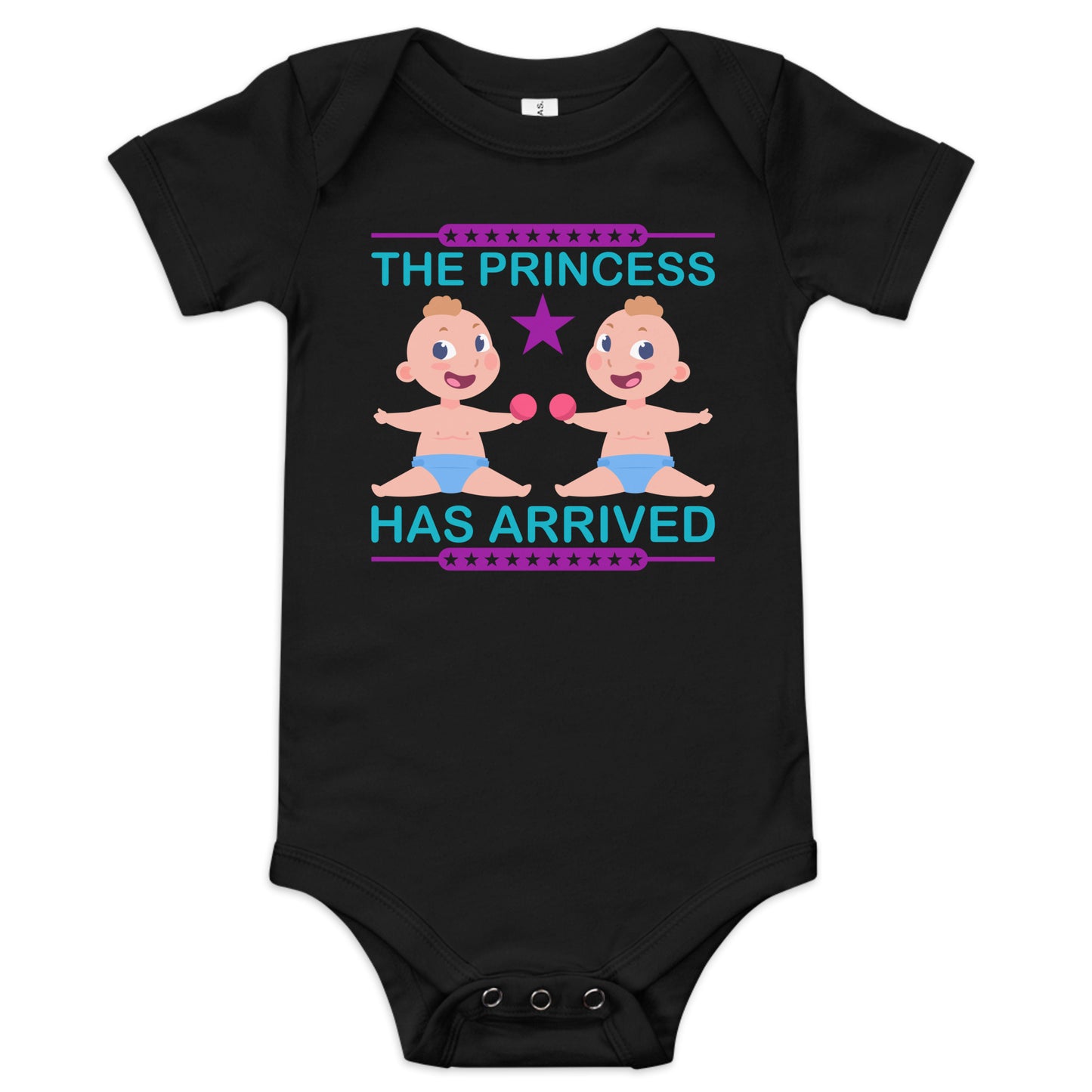 Baby short sleeve one piece THE PRINCESS