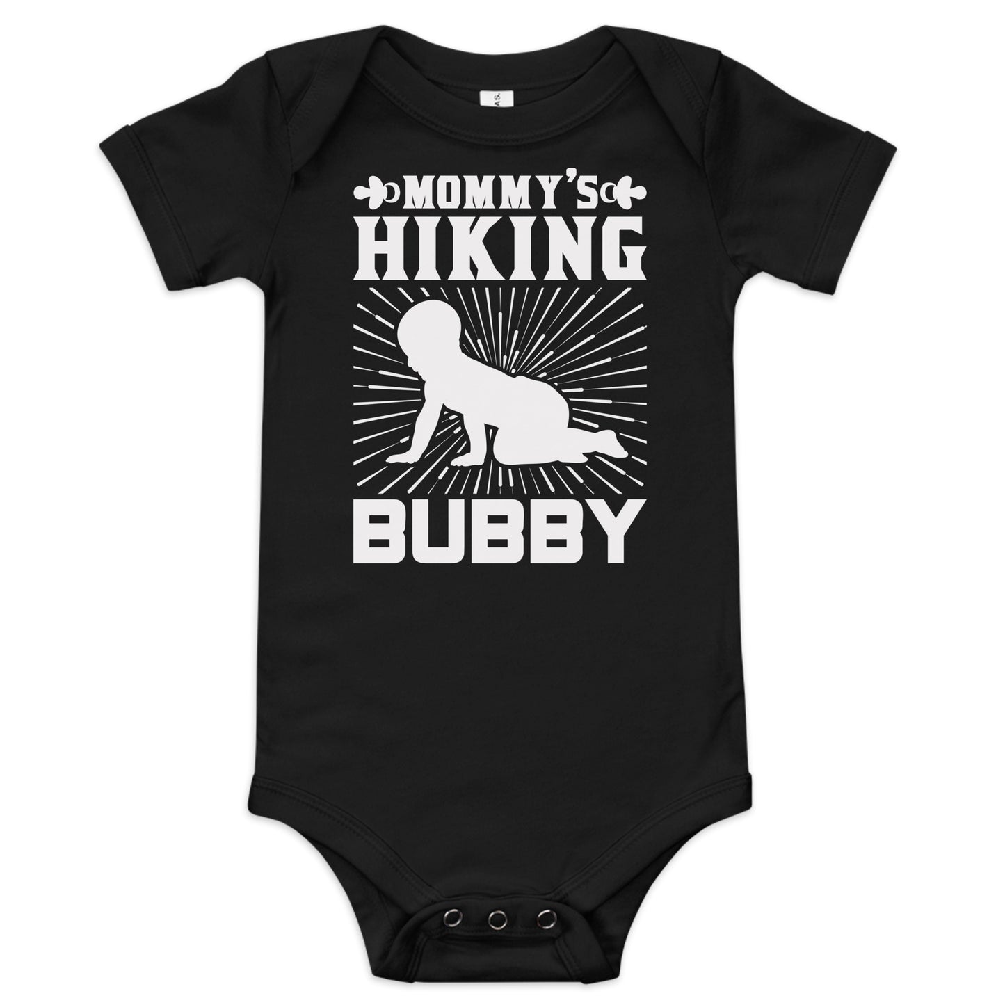 Baby short sleeve one piece MOMMY'S HIKING BUBBY