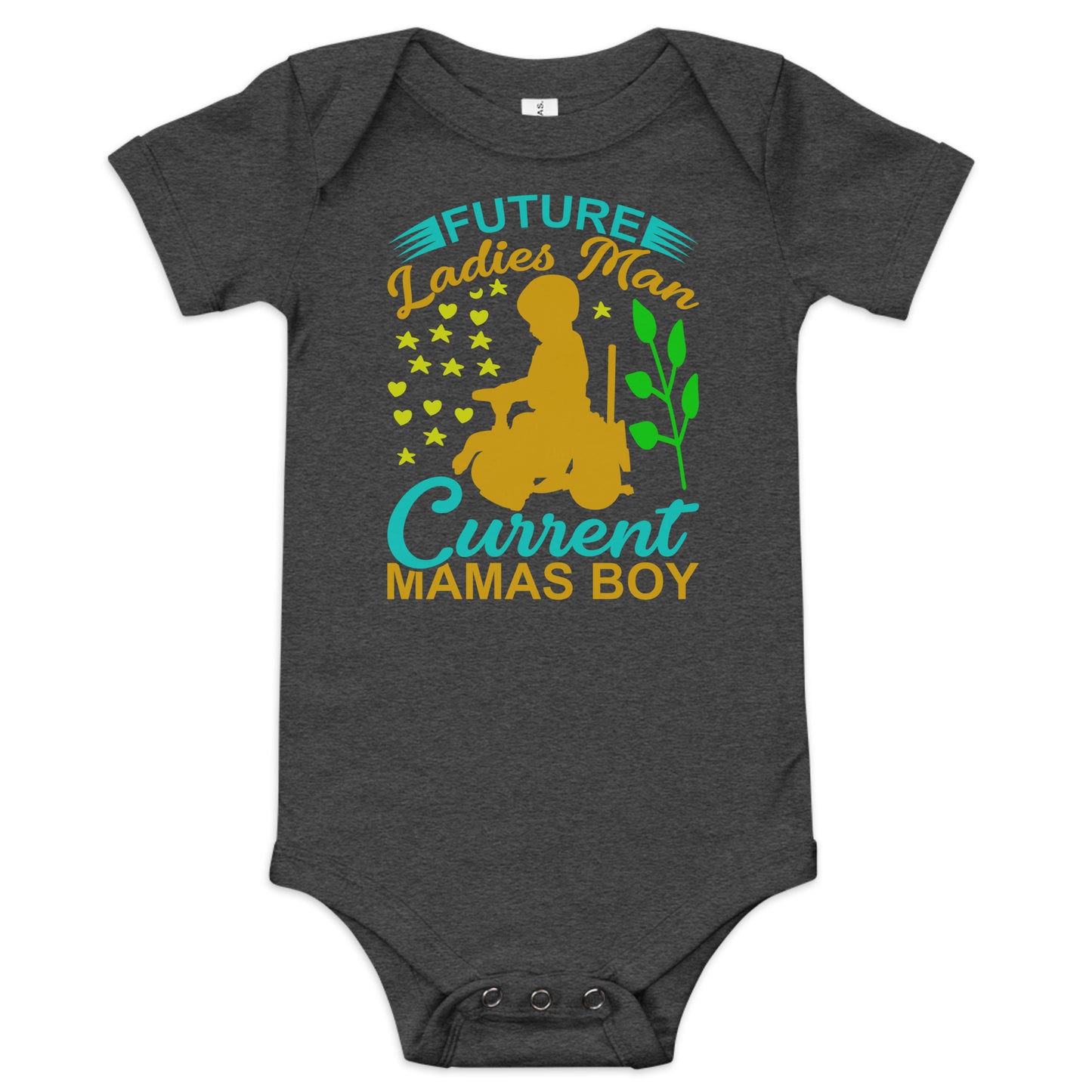 Baby short sleeve one piece FUTURE LADIES MAN