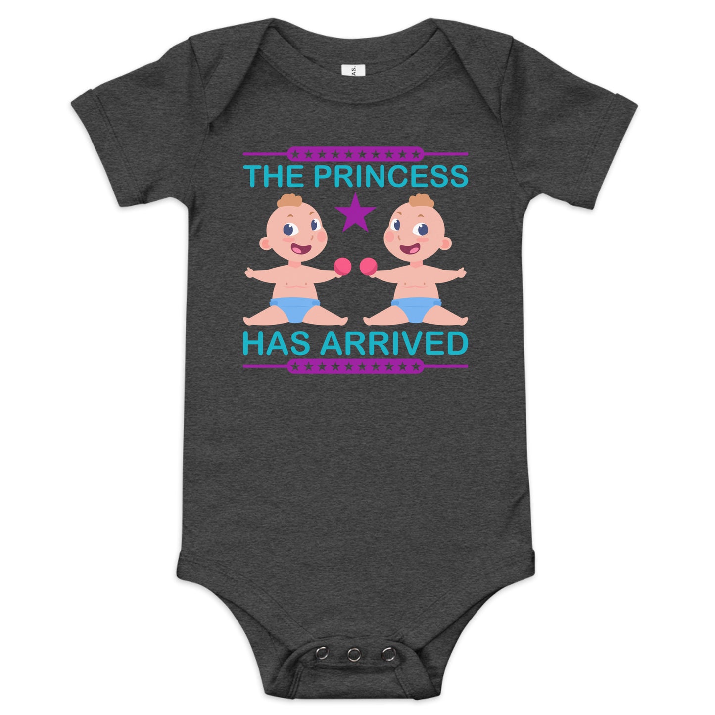 Baby short sleeve one piece THE PRINCESS