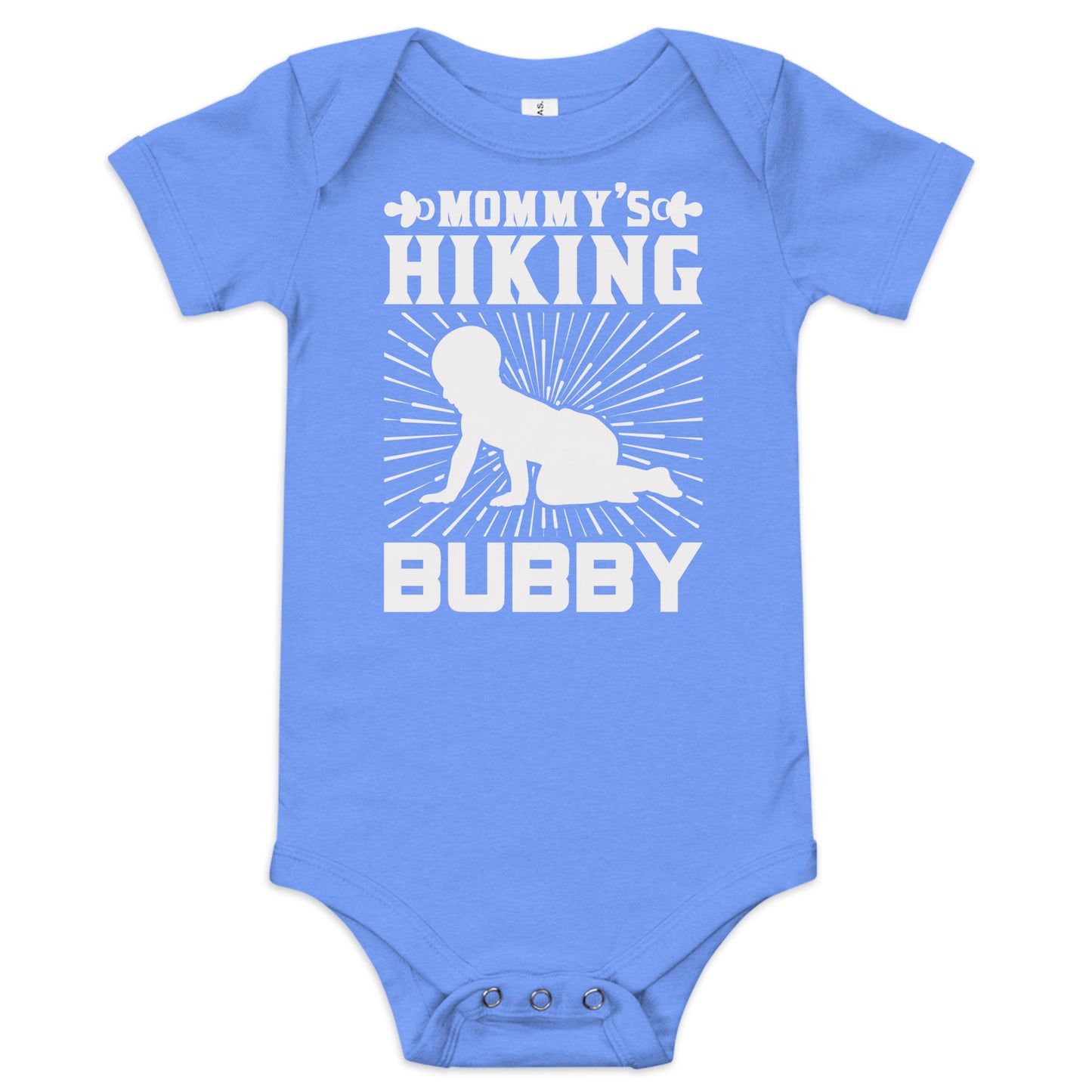 Baby short sleeve one piece MOMMY'S HIKING BUBBY