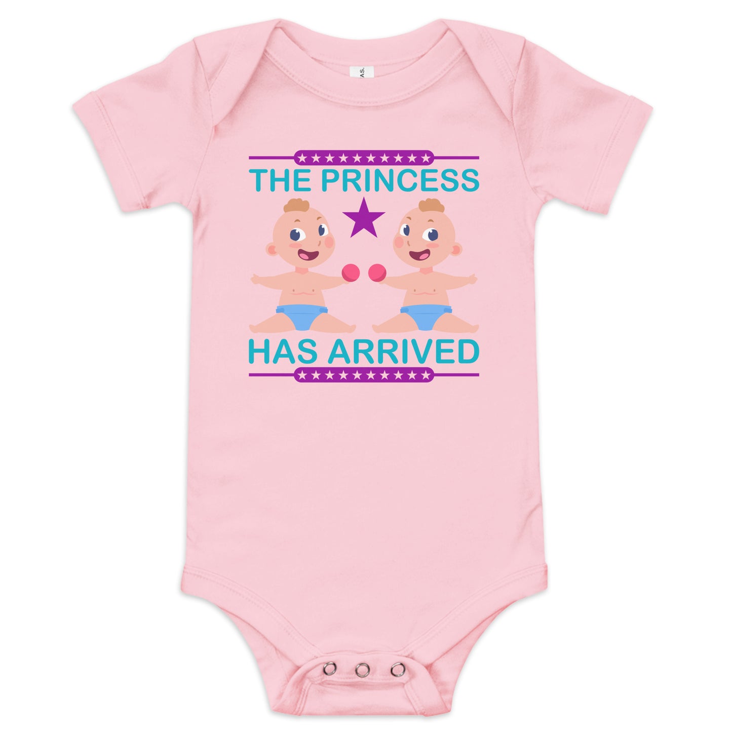 Baby short sleeve one piece THE PRINCESS