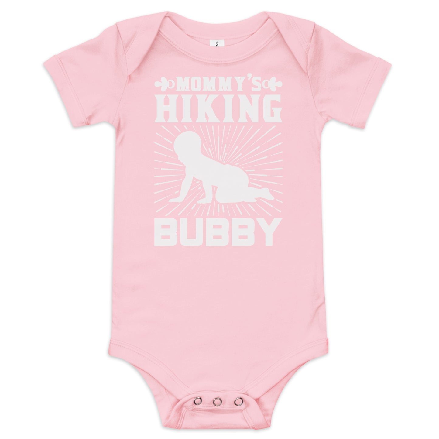 Baby short sleeve one piece MOMMY'S HIKING BUBBY