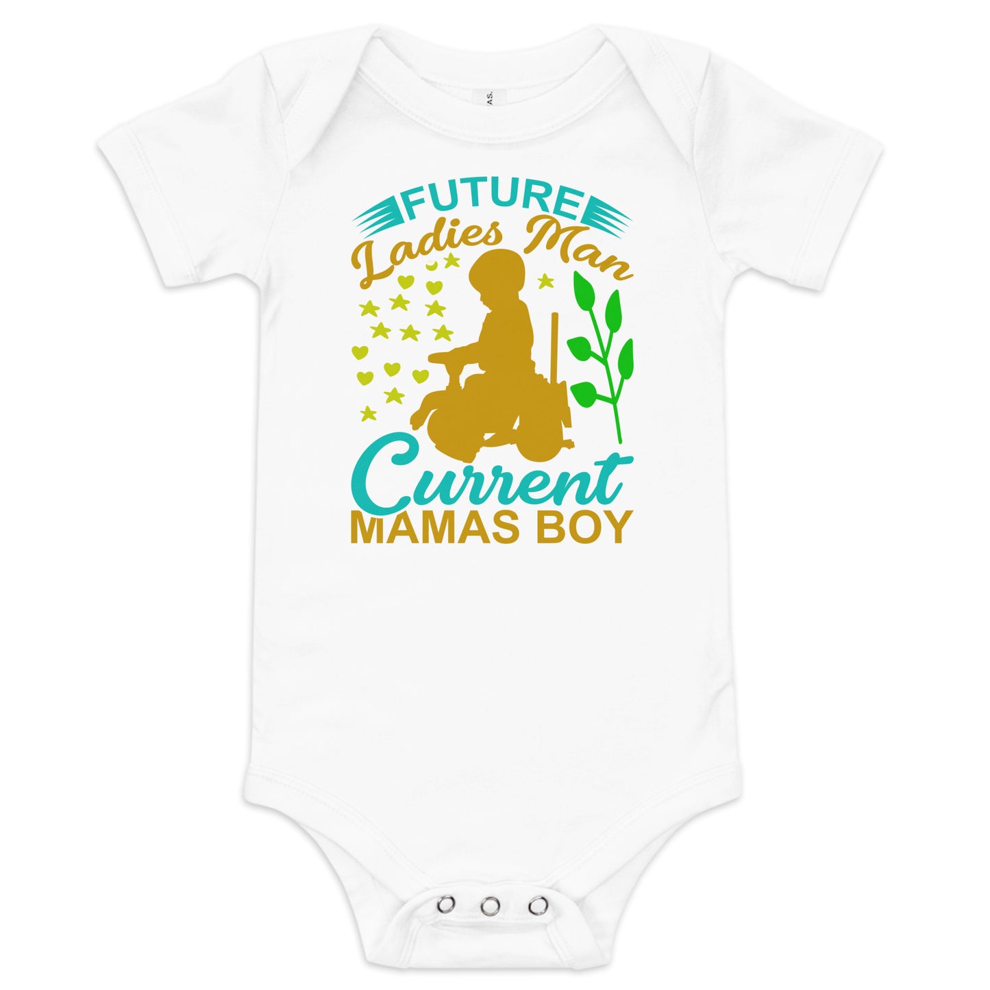 Baby short sleeve one piece FUTURE LADIES MAN