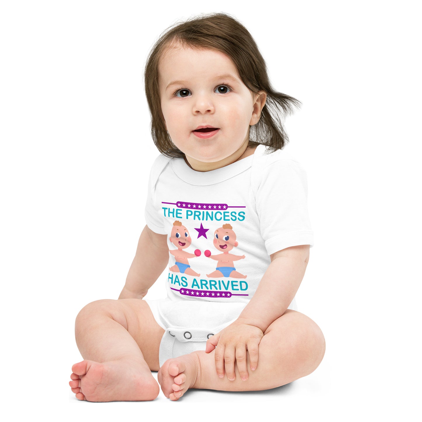 Baby short sleeve one piece THE PRINCESS