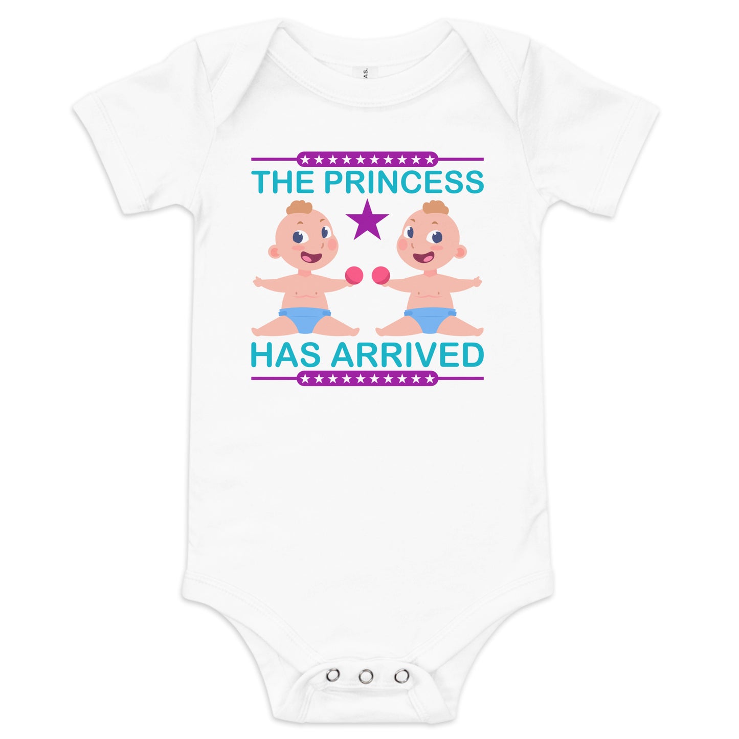 Baby short sleeve one piece THE PRINCESS