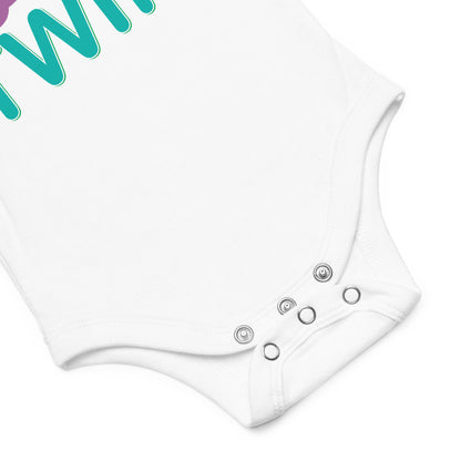 Бебешки къс ръкав едно парче NICE TWIN