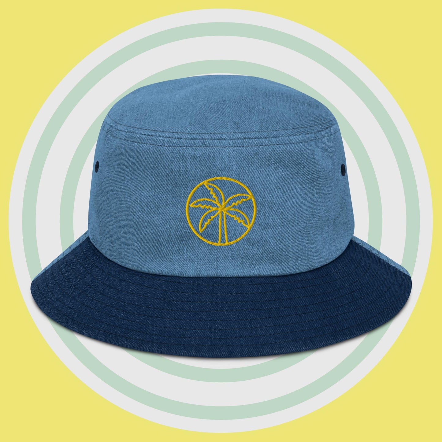 Denim bucket hat PALM