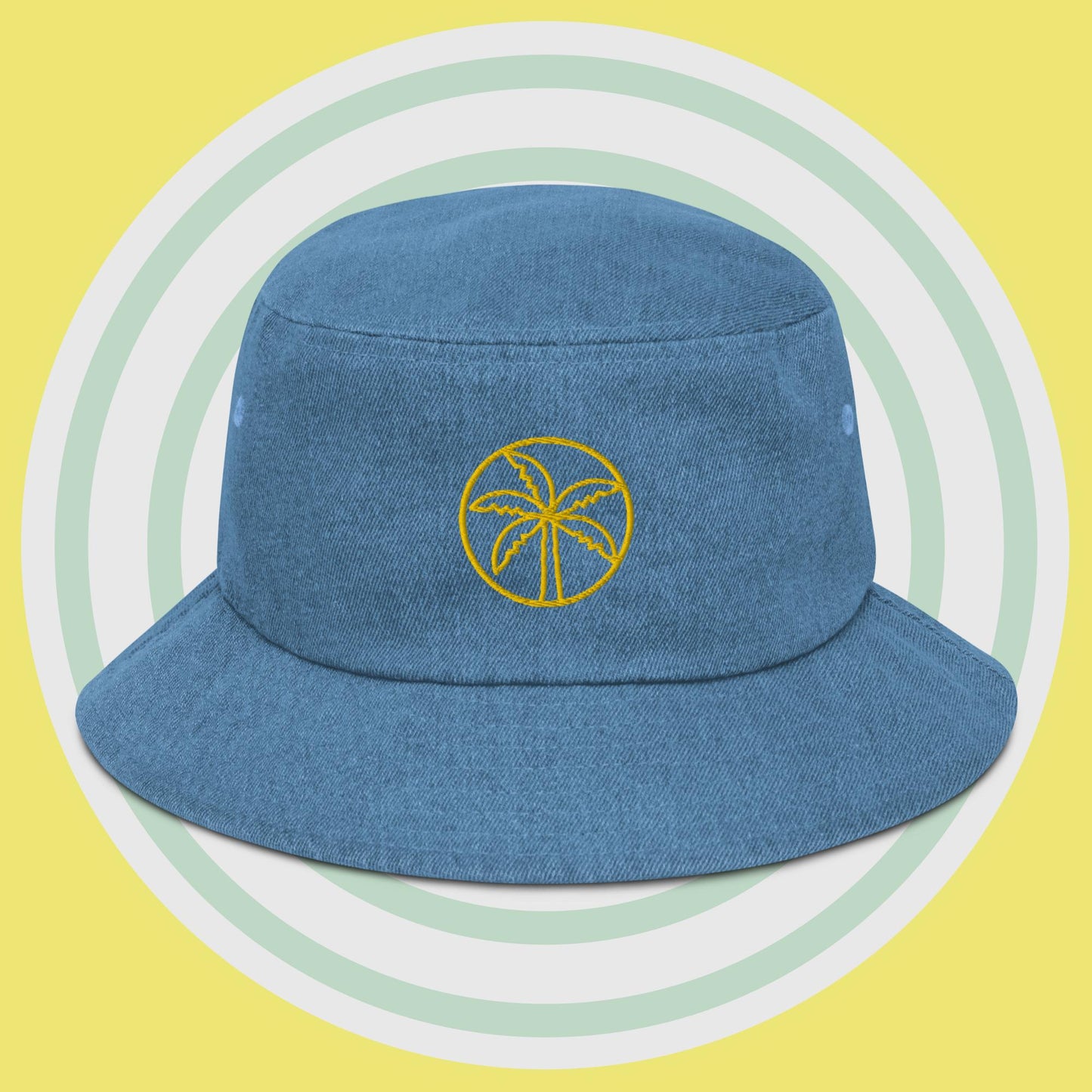 Denim bucket hat PALM