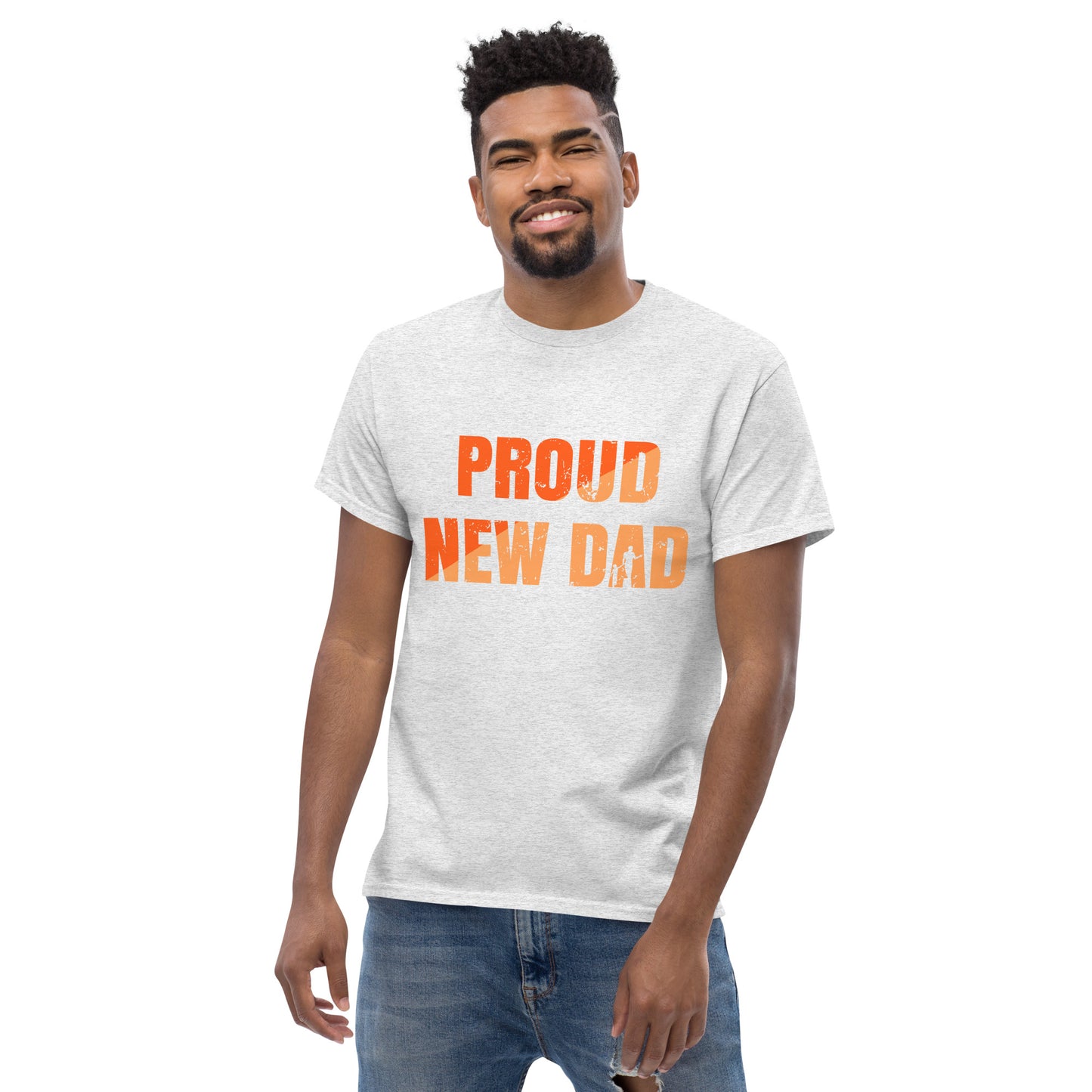 Camiseta clásica de hombre ORGULLOSO NUEVO PAPÁ