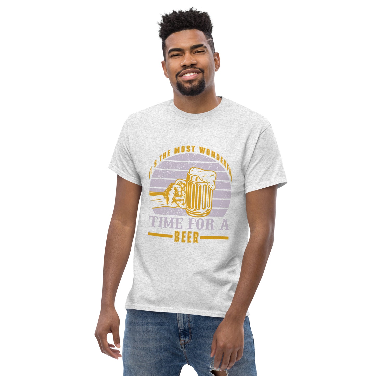 Camiseta clásica hombre HORA DE UNA CERVEZA