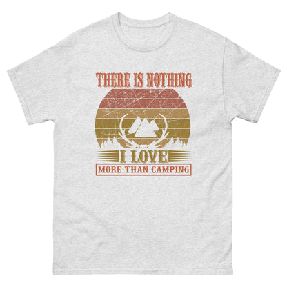 Мъжка класическа тениска НИЩО НЕ ОБИЧАМ ПОВЕЧЕ ОТ КЪМПИНГА