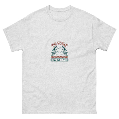 Мъжка класическа тениска МОБИЛНОТО УСТРОЙСТВО ВИ ЗАРЕЖДА