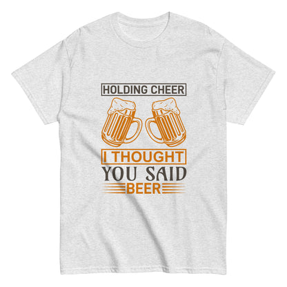 Мъжка класическа тениска HOLDING CHEER