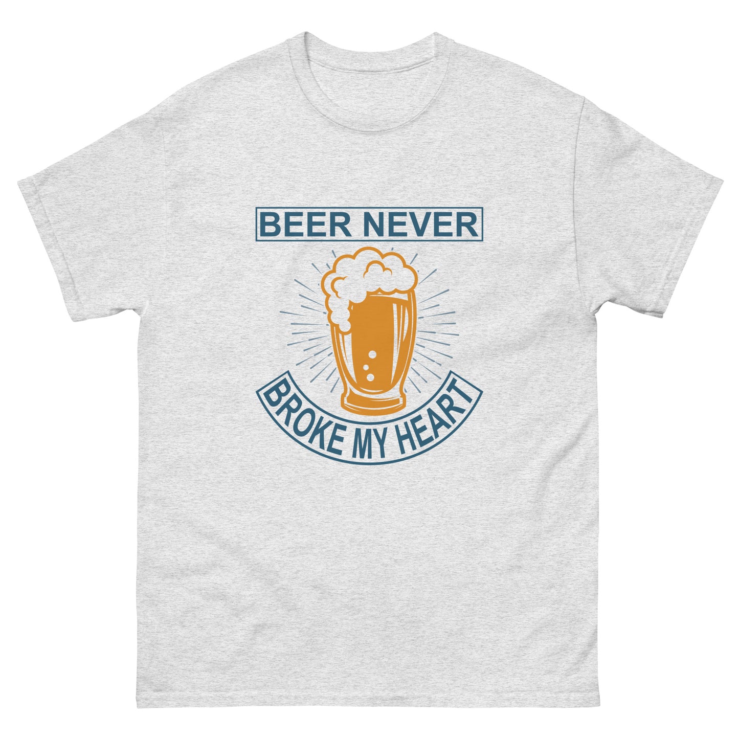 Men's classic tee BEER NEVER BROKE MY HEART