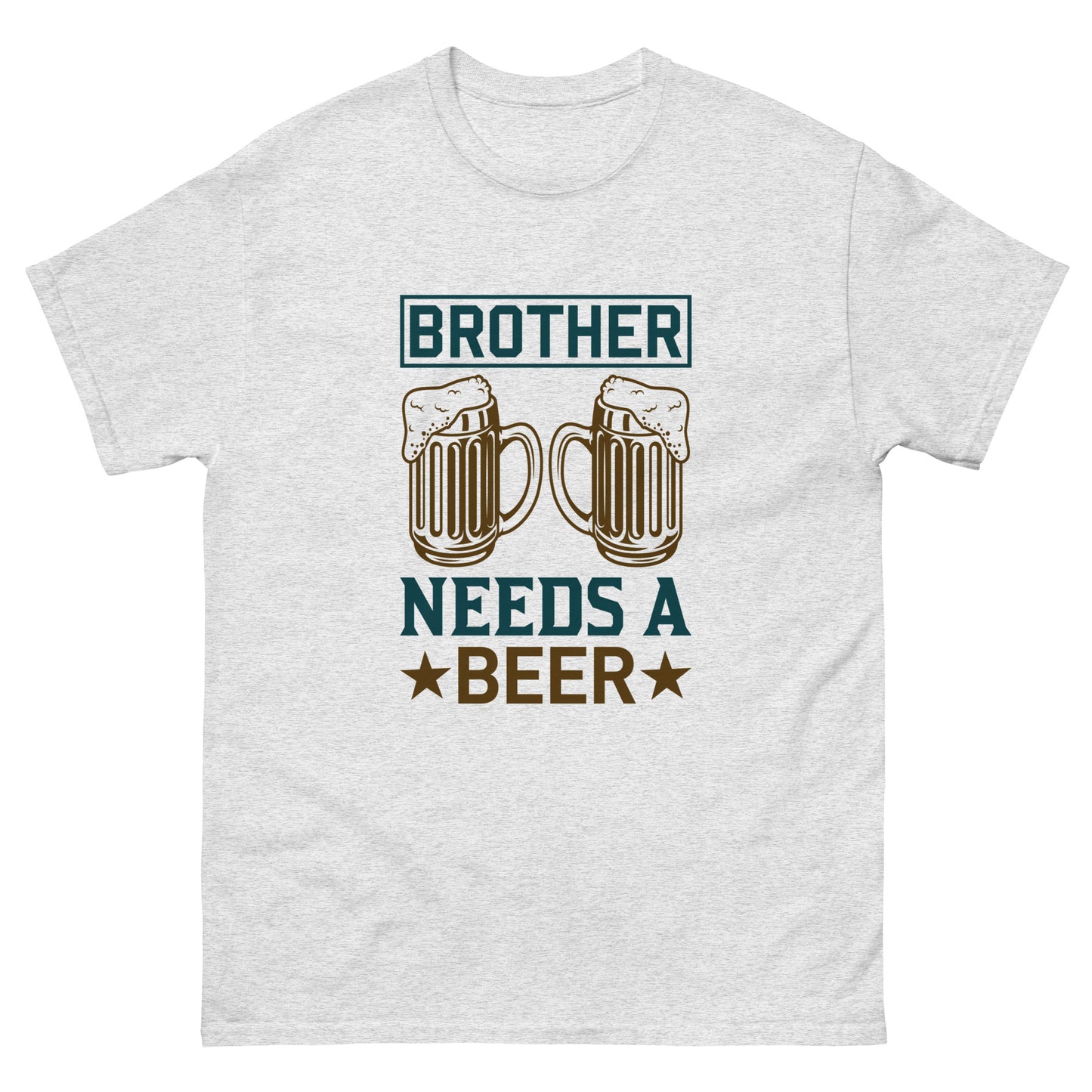 Мъжка класическа тениска BROTHER NEEDS A BEER