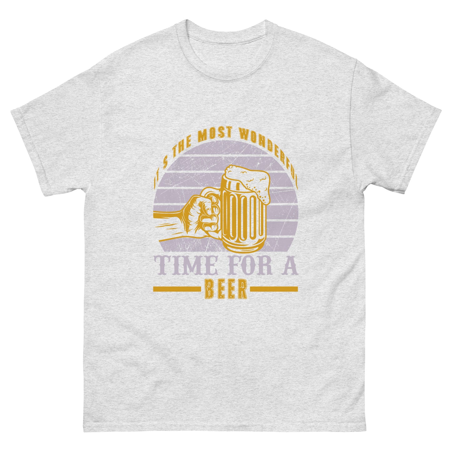 Camiseta clásica hombre HORA DE UNA CERVEZA