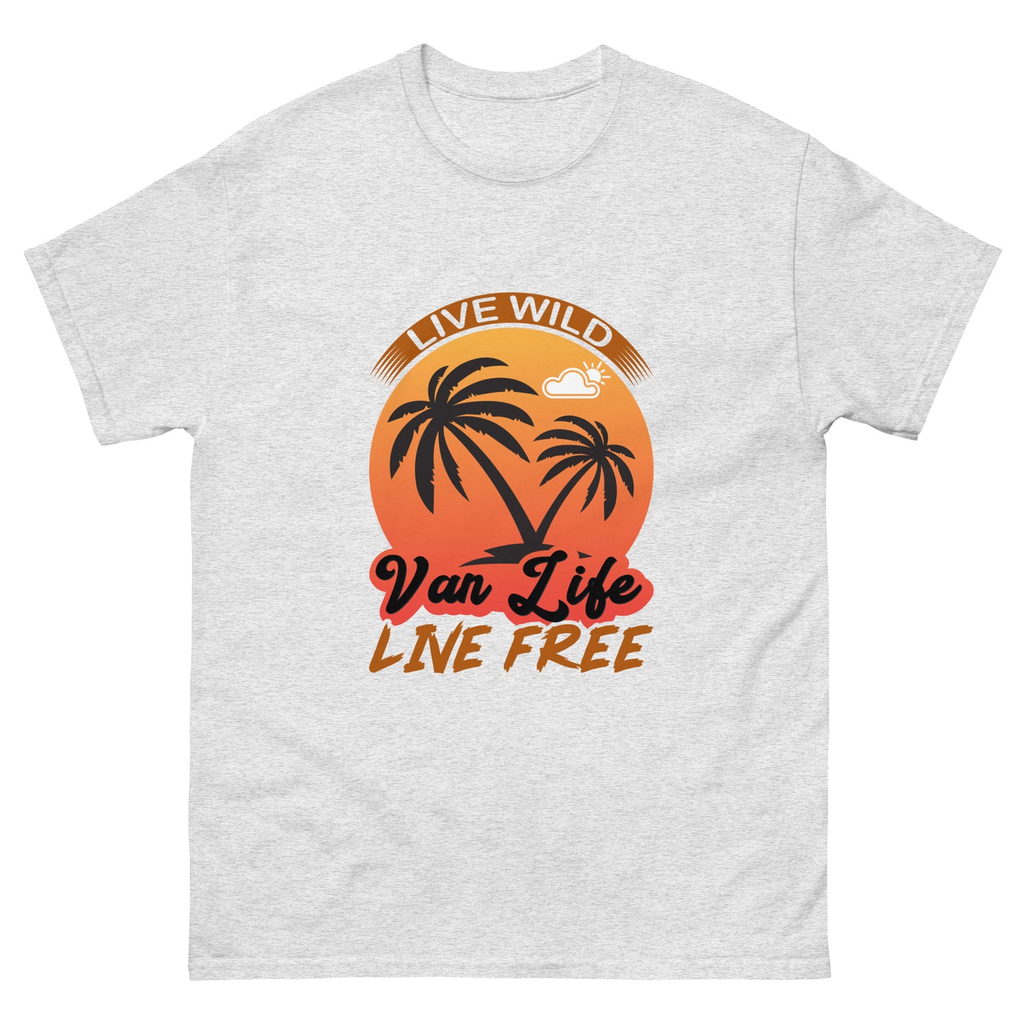 Men's classic tee LIVE WILD