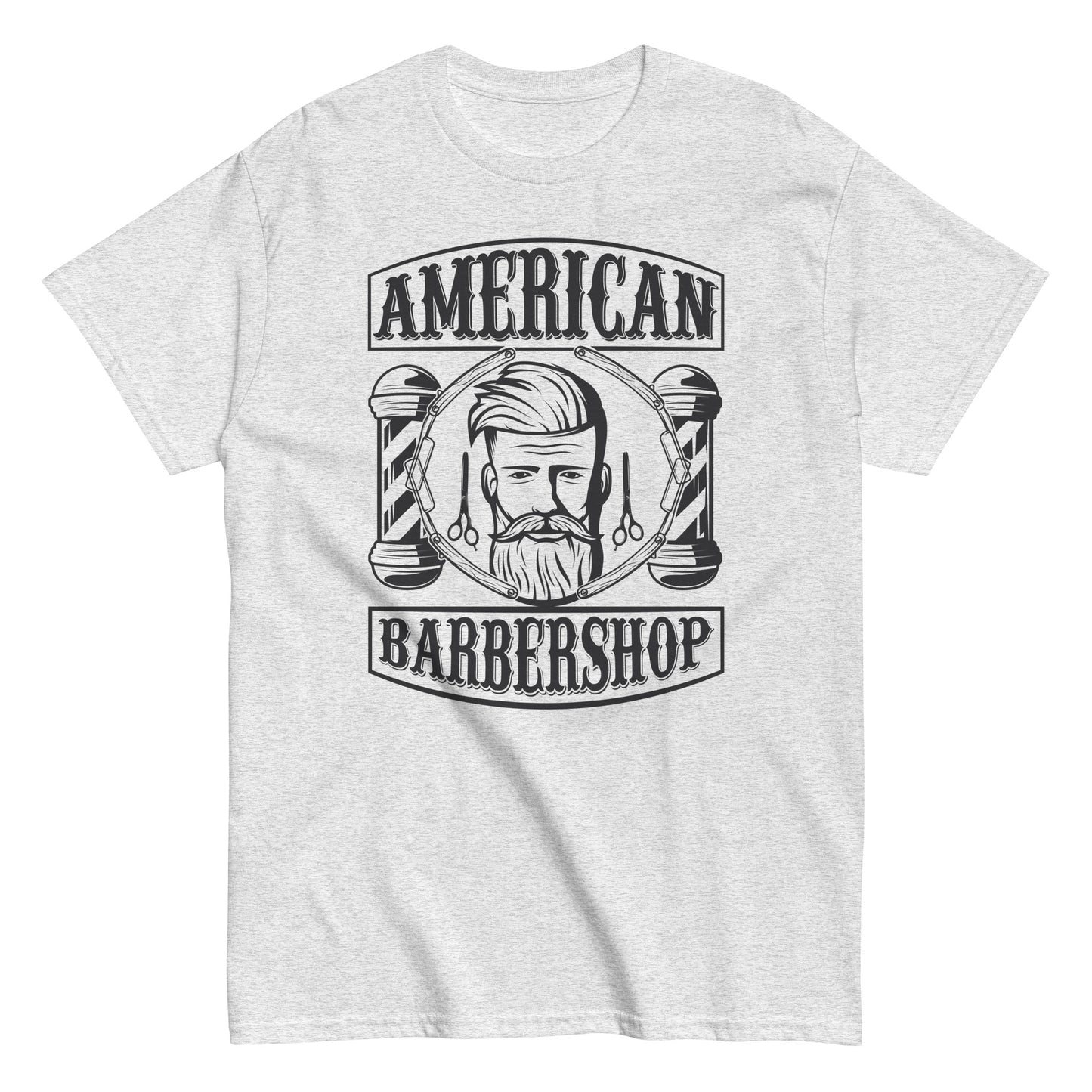 Мъжка класическа тениска AMERICAN BARBERSHOP