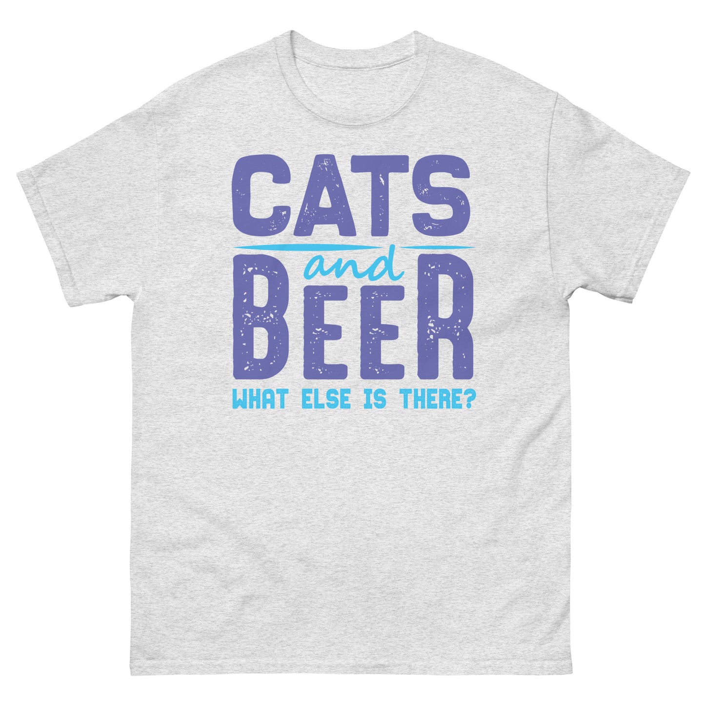 Camiseta clásica hombre GATOS Y CERVEZA