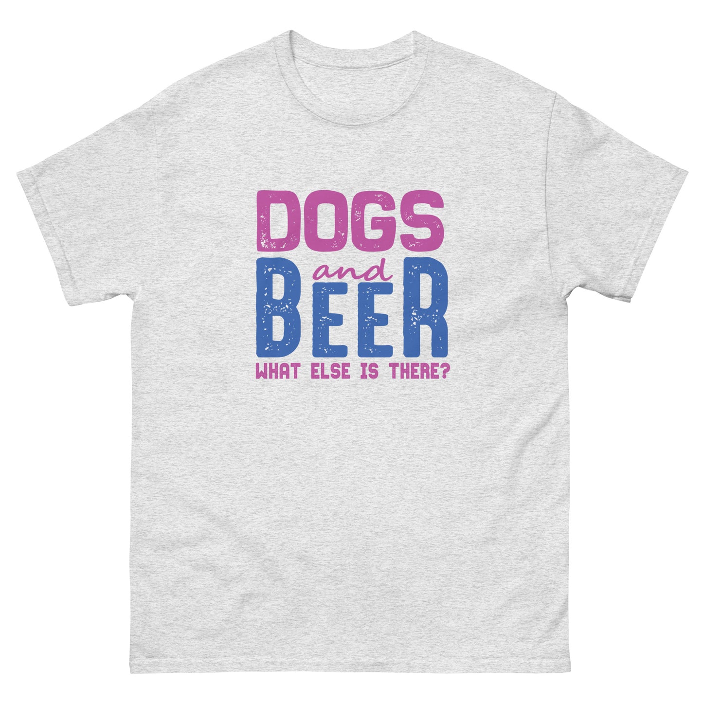 Мъжка класическа тениска DOG AND BEER