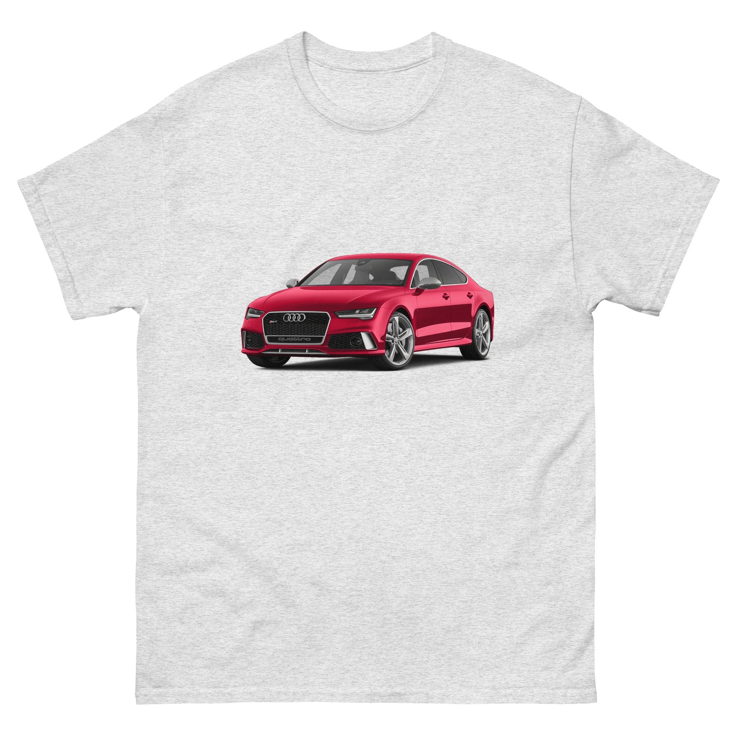 Мъжка класическа тениска RED CAR AUDI