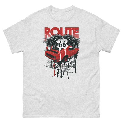 Мъжка класическа тениска ROUTE 66 ART