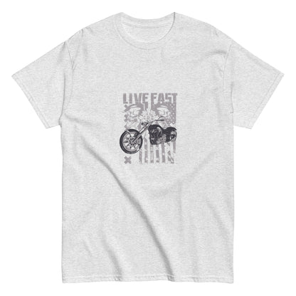 Мъжка класическа тениска LIVE FAST