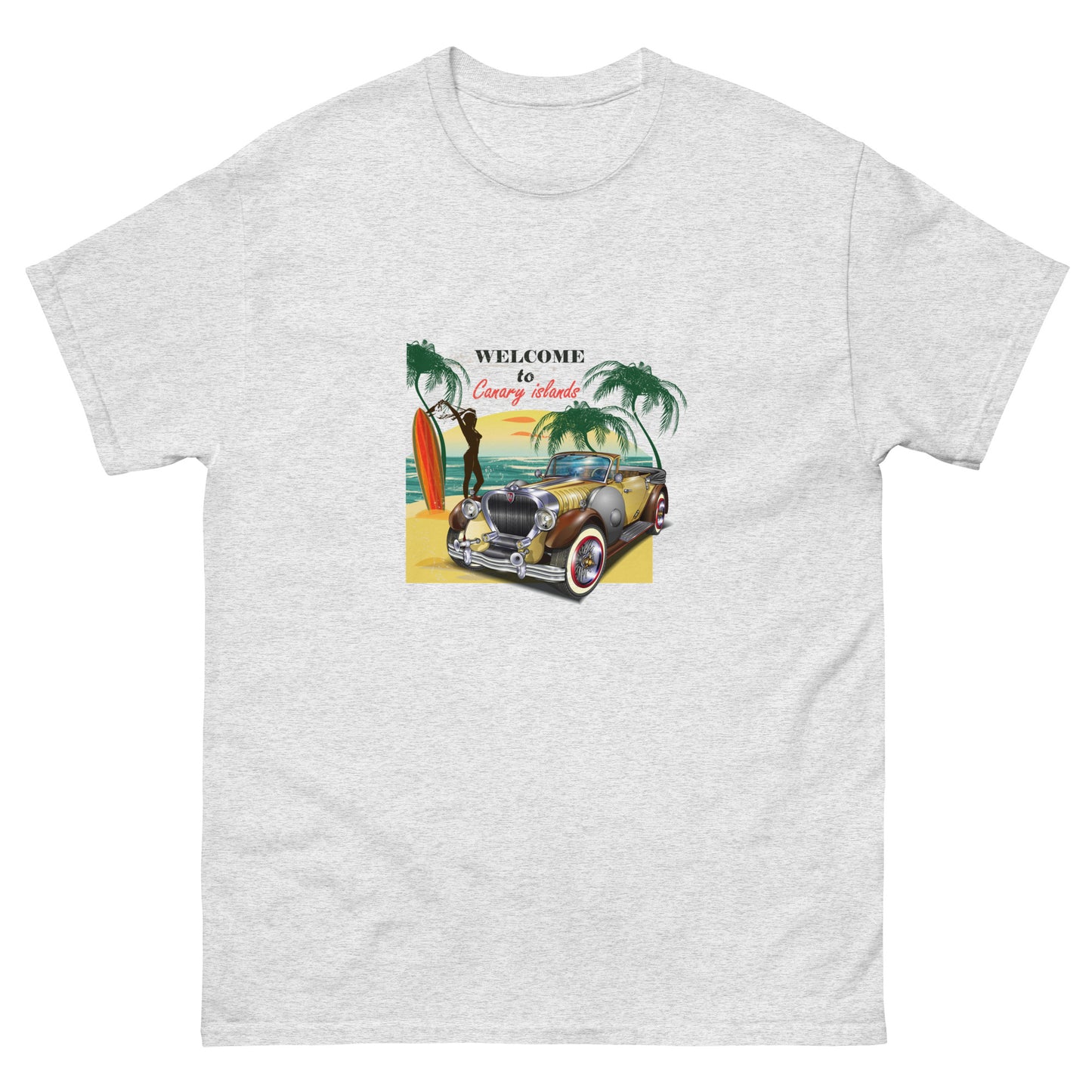 Men's classic tee WELCOME TO CANARY ISLANDS