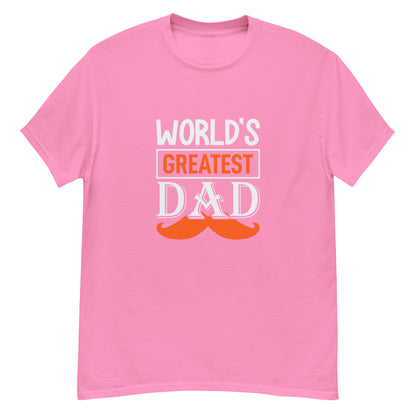 Класическа мъжка тениска WORLD'S GREATEST DAD
