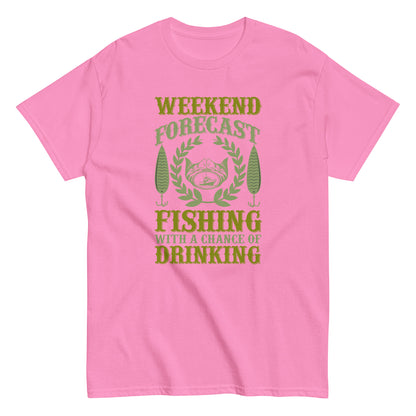 Мъжка класическа тениска WEEKEND FORECAST FISHING