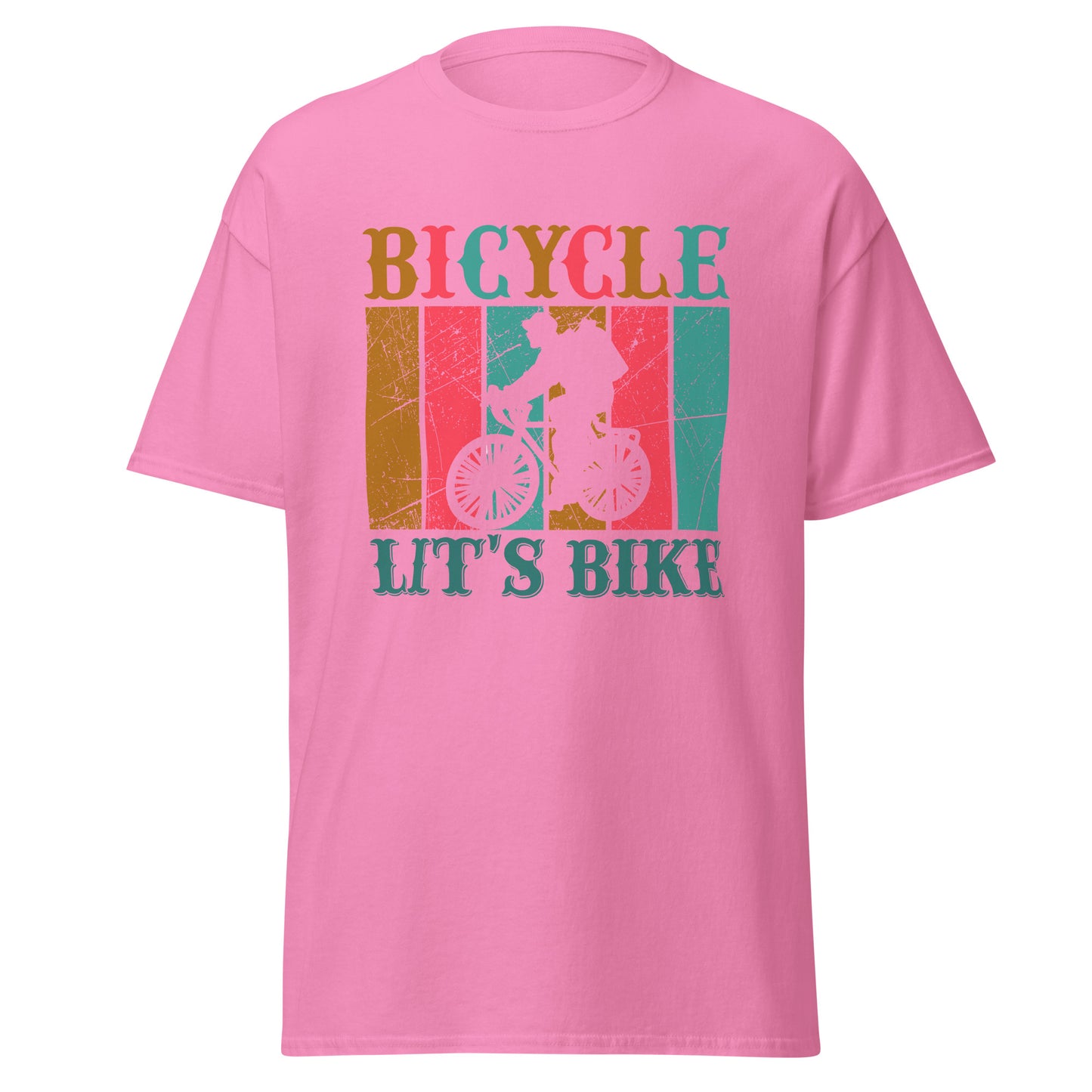 Мъжка класическа тениска BICYCLE LET'S BIKE