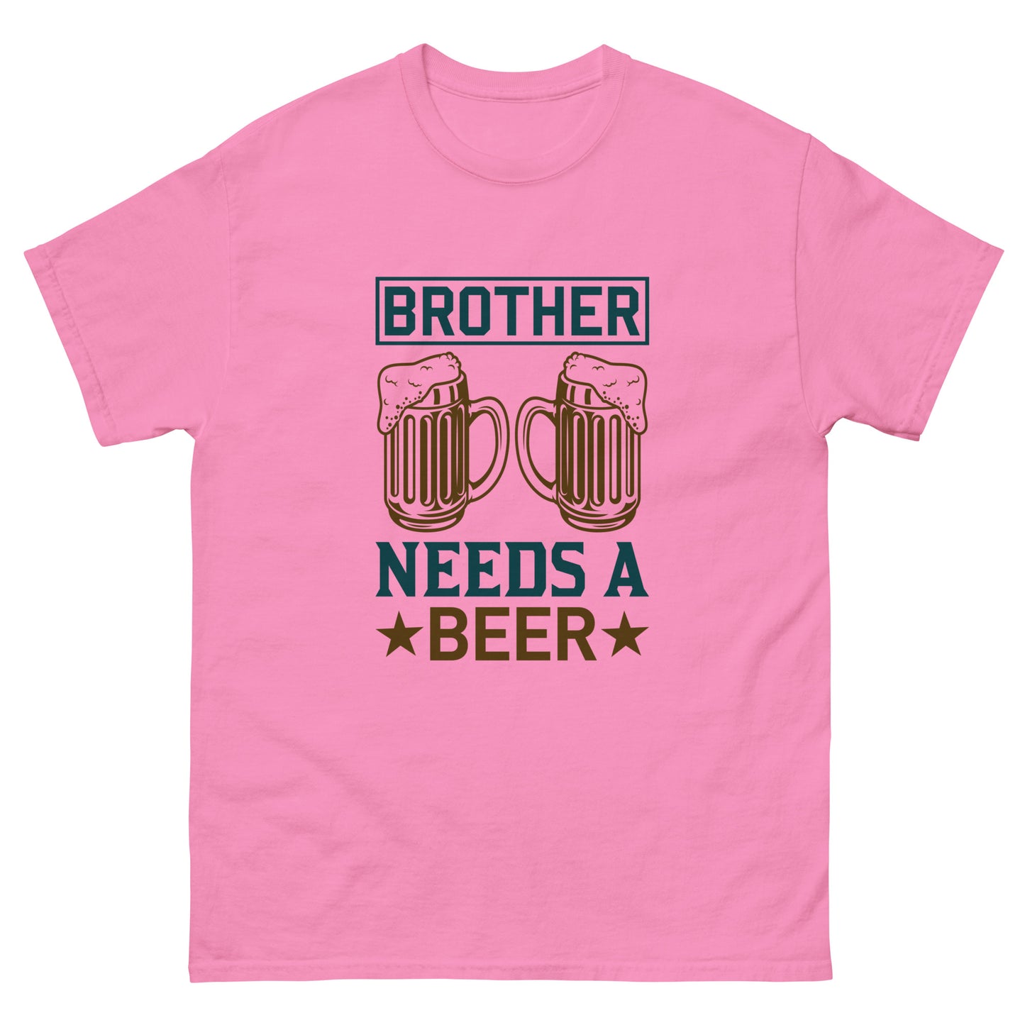 Мъжка класическа тениска BROTHER NEEDS A BEER