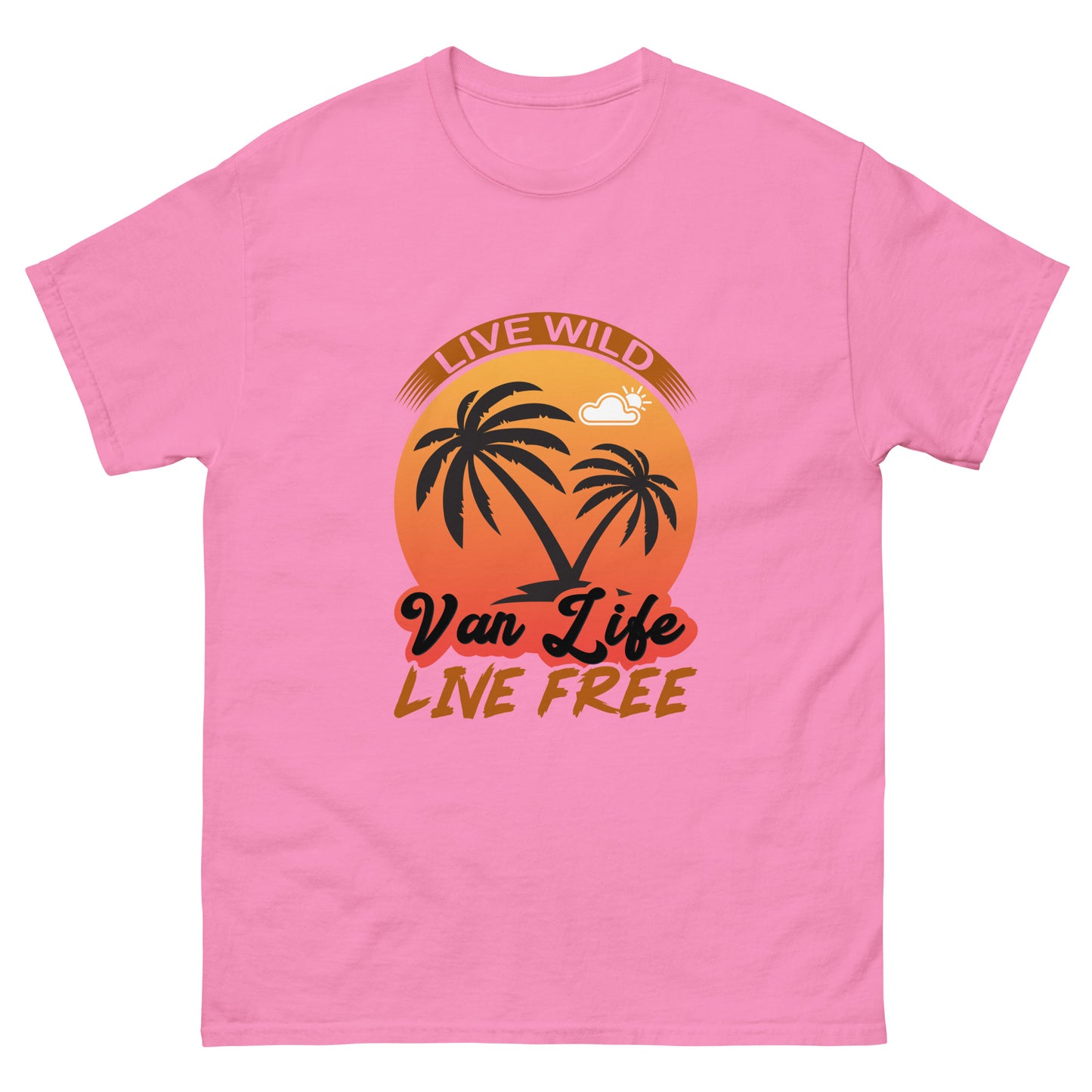 Men's classic tee LIVE WILD