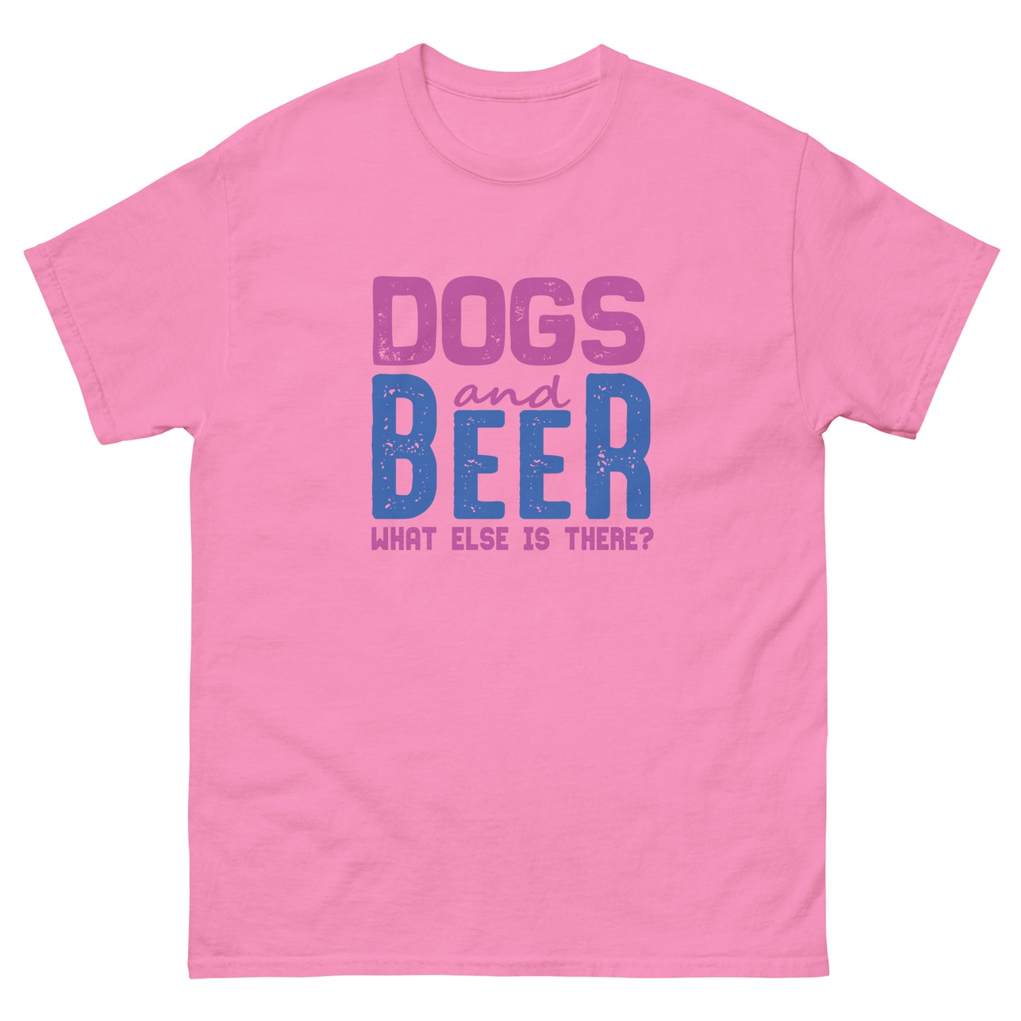 Men's classic tee DOG AND BEER