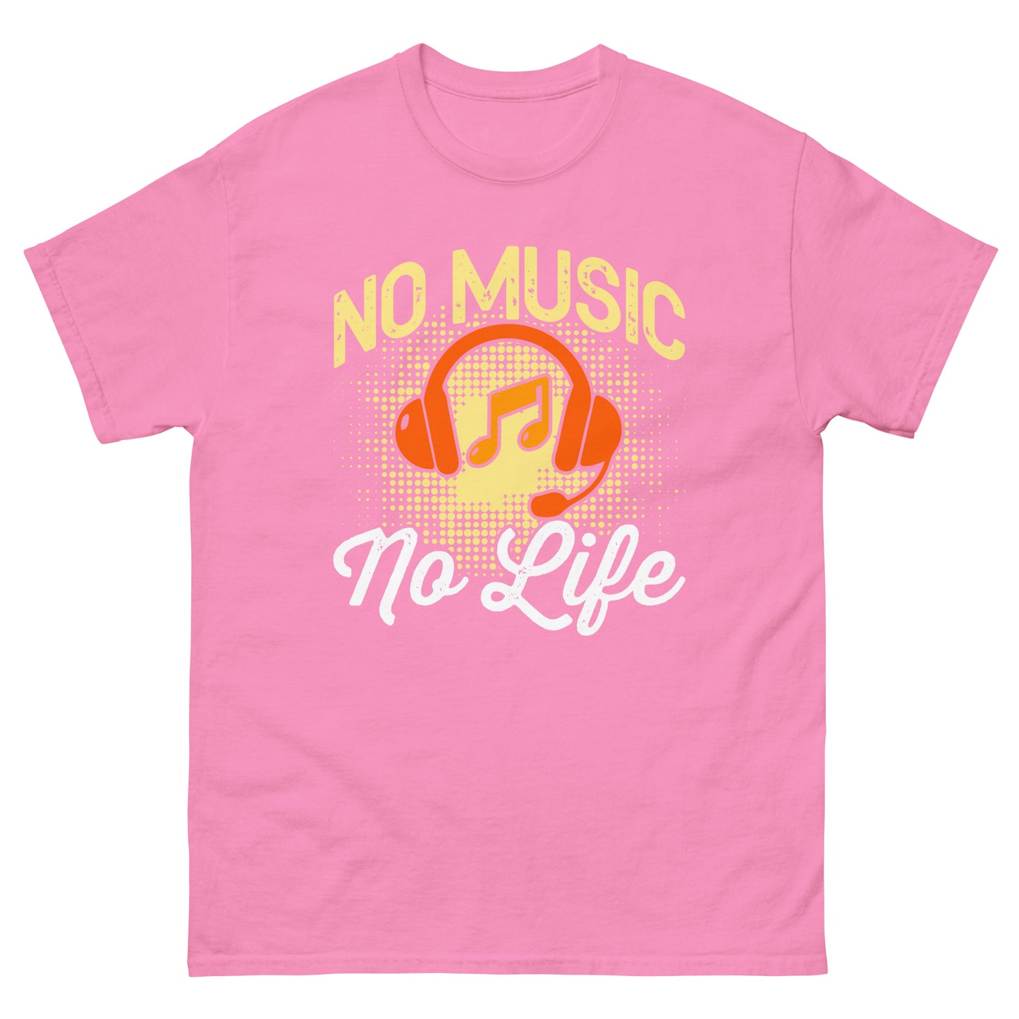 Camiseta clásica hombre NO MUSIC NO LIFE