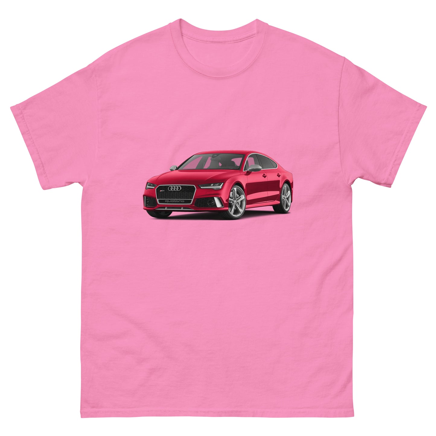 Men's classic tee RED CAR AUDI