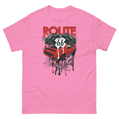 Мъжка класическа тениска ROUTE 66 ART