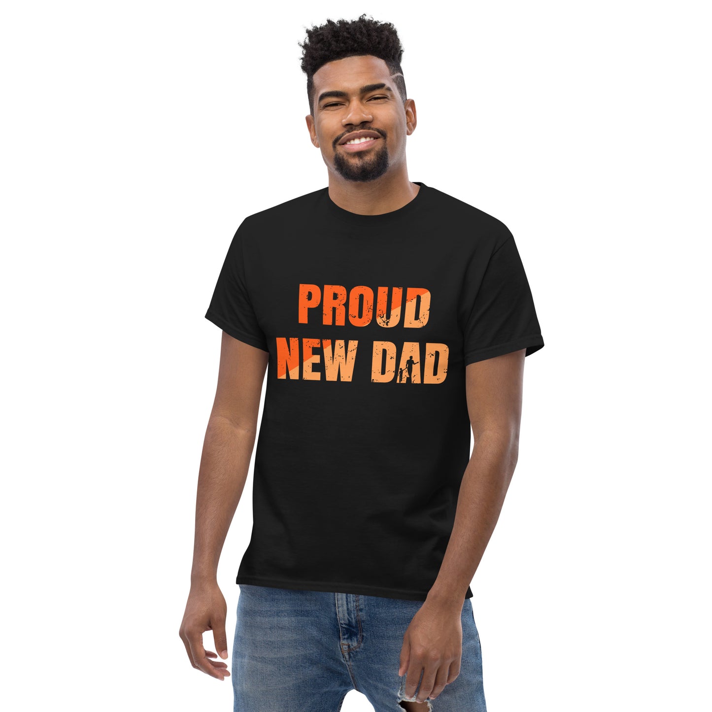 Camiseta clásica de hombre ORGULLOSO NUEVO PAPÁ