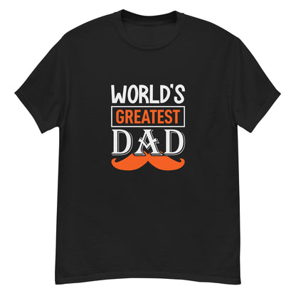 Класическа мъжка тениска WORLD'S GREATEST DAD