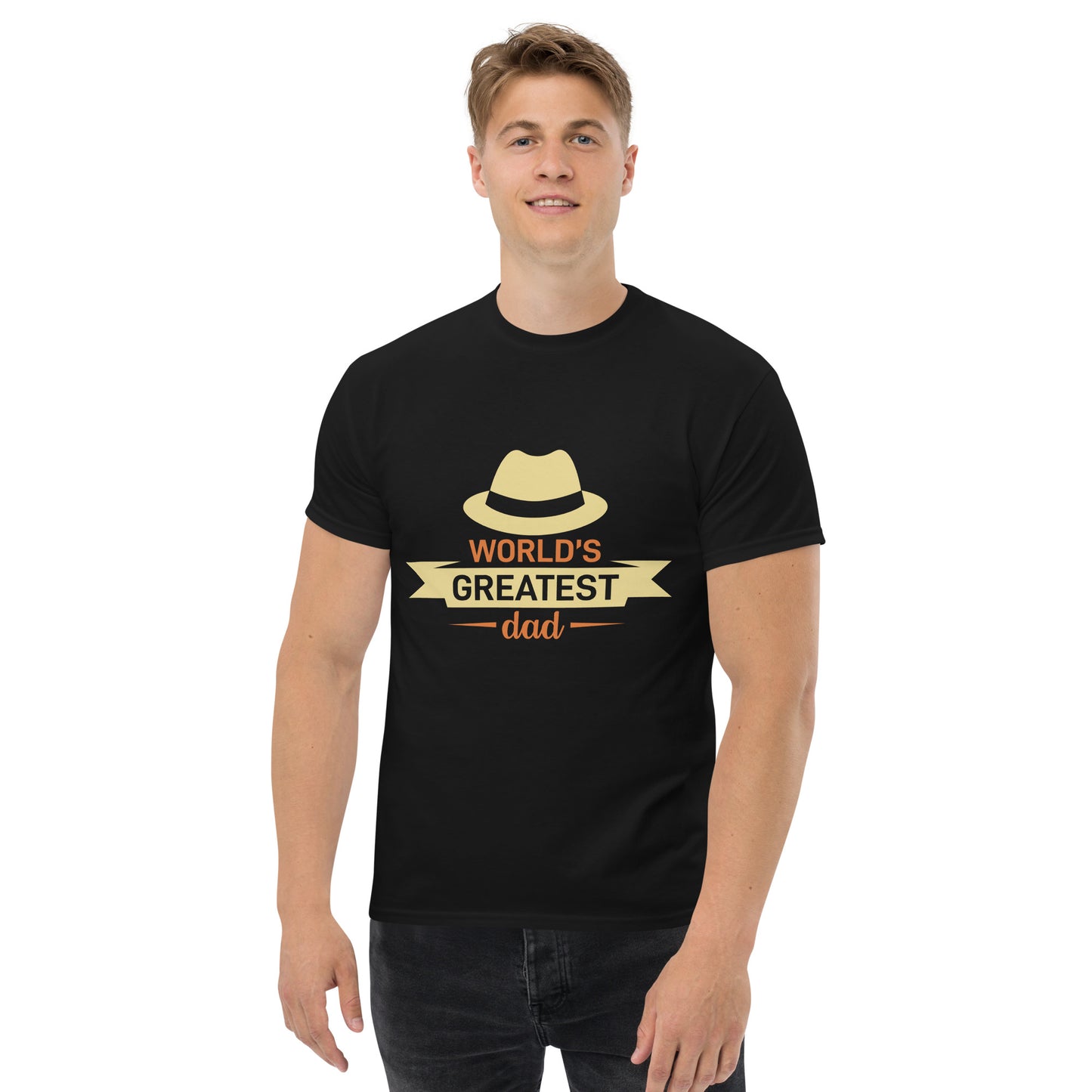 Camiseta clásica para hombre WORLD GREATEST DAD