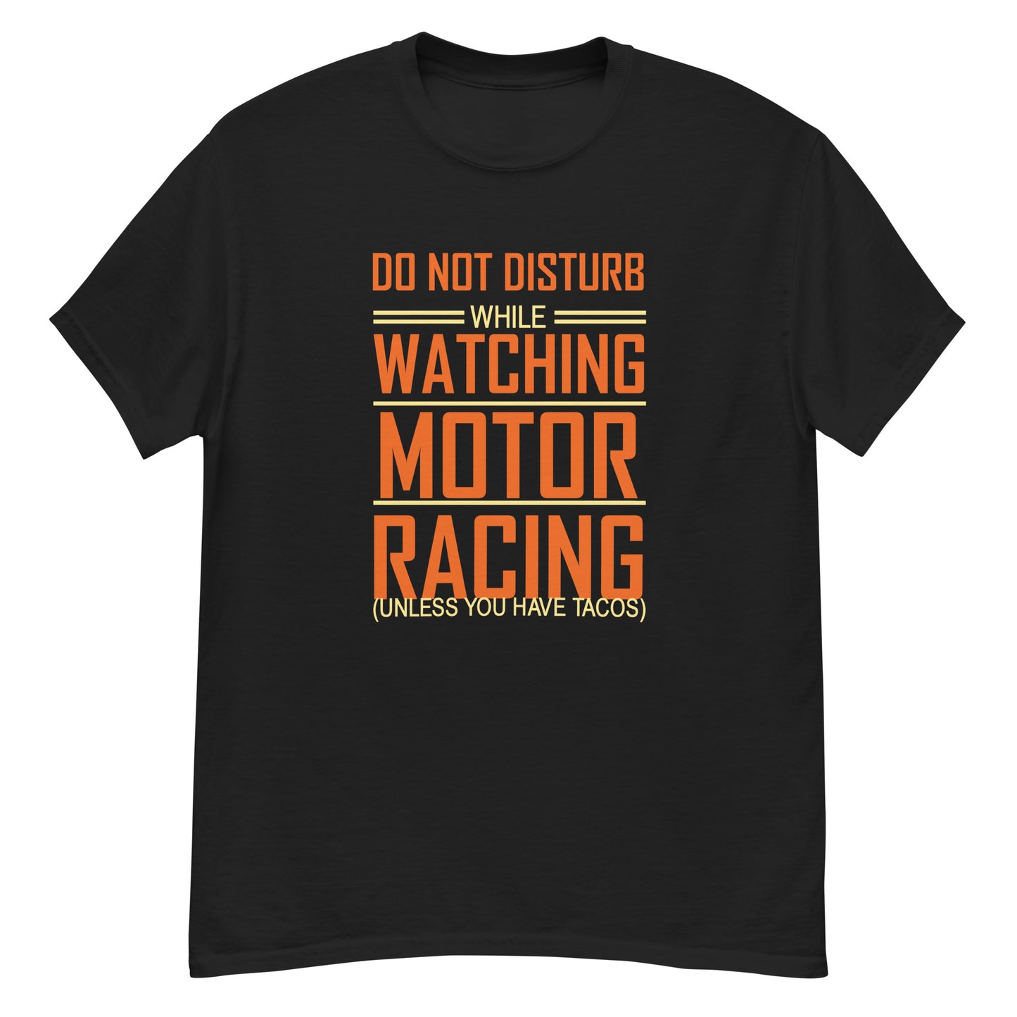 Men's classic tee WATCHING MOTOR RACING