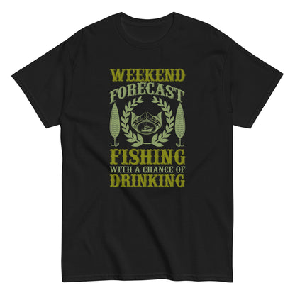Мъжка класическа тениска WEEKEND FORECAST FISHING