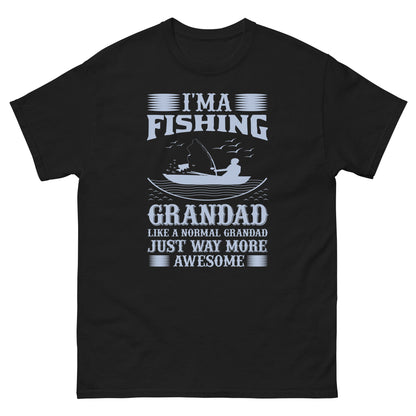 Мъжка класическа тениска FISHING GRANDAD